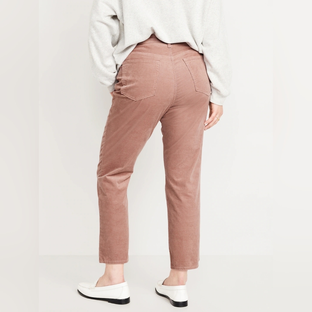 OLD NAVY High-Waisted OG Straight Corduroy Ankle Pants - Picture 2 of 4
